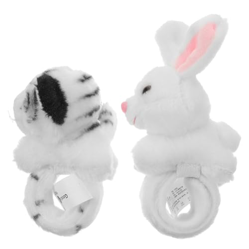 BESPORTBLE 2Stücke Plüsch Tier Slap Armbänder Für Fuzzy Tierarmbänder Kaninchen Weißer Tiger Lustige Für Geburtstagsfeiern Und Deko Strapazierfähige Und Bequeme Armbänder BESPORTBLE 2Stücke Plüsch Tier Slap Armbänder Für Fuzzy Tierarmbänder Kaninchen Weißer Tiger Lustige Für Geburtstagsfeiern Und Deko Strapazierfähige Und Bequeme Armbänder von BESPORTBLE
