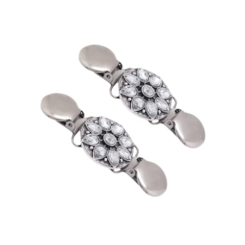 BESPORTBLE 2Stücke Retro Brosche Clip Kreative Anstecknadel für Damen Schal Clip oder Strickjacken Verschluss Modisches Accessoire Legierung BESPORTBLE 2Stücke Retro Brosche Clip Kreative Anstecknadel für Damen Schal Clip oder Strickjacken Verschluss Modisches Accessoire Legierung von BESPORTBLE