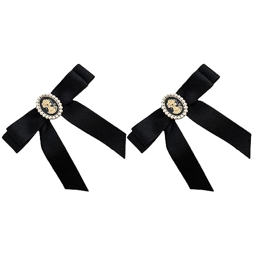 BESPORTBLE 2Stücke Retro Court Style Haarschleifen Haarspangen Für Frauen Barrette Im Eleganten Design Hochsteckfrisuren Festliche Anlässe von BESPORTBLE