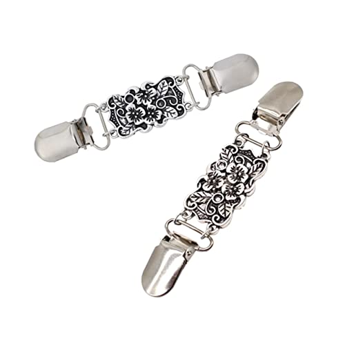 BESPORTBLE 2stücke Vintage Pullover Schal Clips Strickjacke Schnallen Schal Clips All-match Schnallen Für Schal Pullover Dekorative von BESPORTBLE