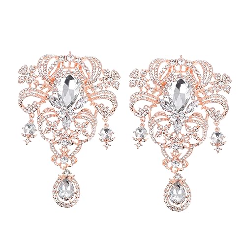 BESPORTBLE 2Stücke Strassbroschen Broschen Für Hochzeitskleidung Festliche Anlässe Roségold Design Details Handwerk Als Dekoration Für Hüte BESPORTBLE 2Stücke Strassbroschen Broschen Für Hochzeitskleidung Festliche Anlässe Roségold Design Details Handwerk Als Dekoration Für Hüte von BESPORTBLE
