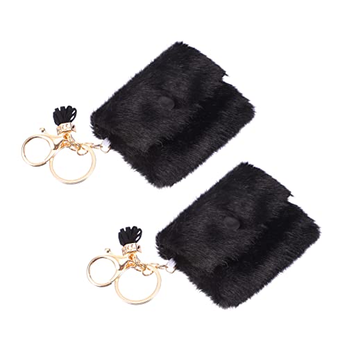 BESPORTBLE Schlüsselanhänger Kleiner Tasche Aus Metall Mit Karabiner Bunte Münztasche Für Handtaschen Und Schlüssel Tragbar 2 Stück von BESPORTBLE