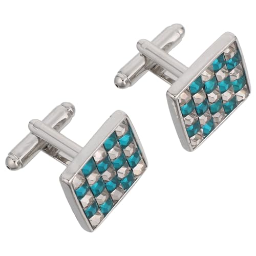 BESPORTBLE 2er-Set quadratische Kristall-Manschettenknöpfe mit Strass, Hemdknöpfe für Hochzeit, Jubiläum, Geburtstag, Bräutigam und Business BESPORTBLE 2er-Set quadratische Kristall-Manschettenknöpfe mit Strass, Hemdknöpfe für Hochzeit, Jubiläum, Geburtstag, Bräutigam und Business von BESPORTBLE