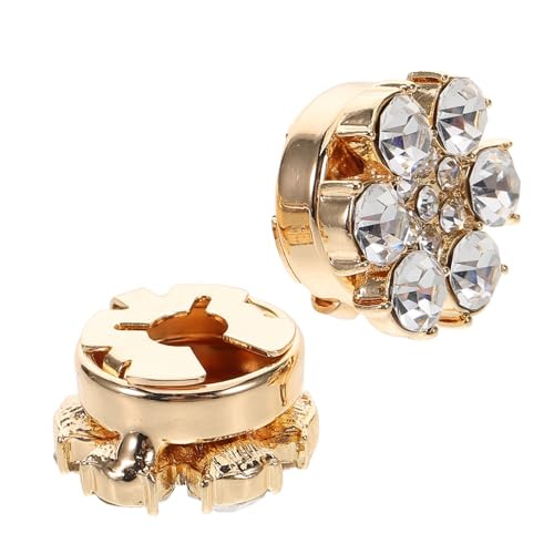 BESPORTBLE 2er-pack Strass-knopf-hemden Kristall-clip-ons Für Kleiderschmuck-set BESPORTBLE 2er-pack Strass-knopf-hemden Kristall-clip-ons Für Kleiderschmuck-set von BESPORTBLE