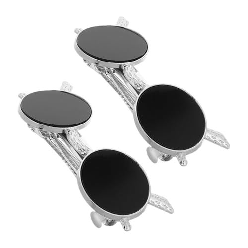 BESPORTBLE 2pcs Metall Haarklammern Kreative Haarstifte Brillen Haarnadeln Sonnenbrillen Form Haarspanne Für Hochzeitshaarzubehör von BESPORTBLE