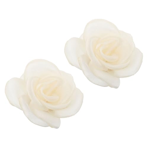 BESPORTBLE 2stücke Blumen-schuhclips Für Damen Abnehmbare Rosen-blumendekorationen Aus Stoff Schuhaccessoires Für High Heels Und Flache Schuhe Schuhdekoration Für Hochzeiten Partys Und von BESPORTBLE