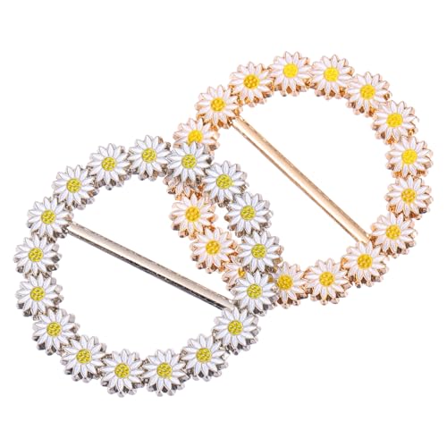 BESPORTBLE 2stücke Kreative Schal- -schnallen Kleidung Schnallen Schal-clip Schöne Kleiderschnallen von BESPORTBLE