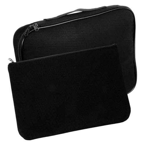 BESPORTBLE 2stücke Dokumentenbox Mit Schloss Mehrschichtige Reisepasshalter Zertifikataufbewahrungstasche Feuerfeste Dateilagerung Für Banknoten Briefe Rechnungen von BESPORTBLE