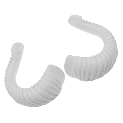 BESPORTBLE 2stücke Hörner-diy-stirnband Aus Schafen Hörnern Für Cosplay Party Requisiten Halloween Haarband Handgefertigte Haardekorationen Mit Natürlicher Simulation von BESPORTBLE