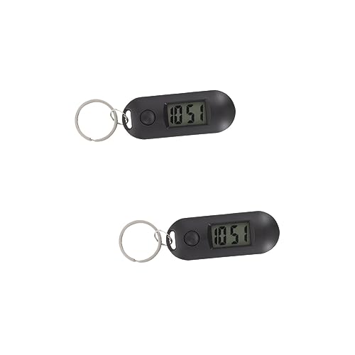 BESPORTBLE 2stücke Schlüsselanhänger Digitaluhr Für Studenten Stumme Hängende Uhr Im Kreativen Candy-Design Für Prüfungen Langlebig Und Leicht Mit Glatter Oberfläche Sicher Und von BESPORTBLE
