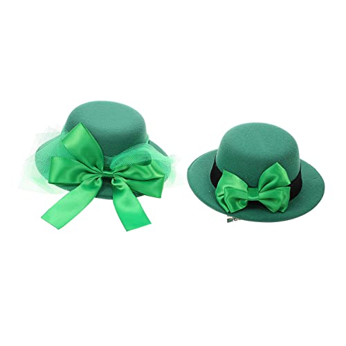BESPORTBLE 2stücke St Patrick s Day Haarclips Grüner Hut Bogen-design Für Damen Kreative Haarnadeln Für Partys Festliche Anlässe Und Hochzeiten Einfach Anzubringen Bequem Und Schick von BESPORTBLE