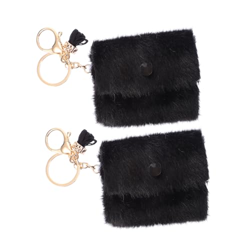 BESPORTBLE 2stücke Zuckersüßer Schlüsselanhänger Mit Mini Geldbeutel in Bunten Farben Für Taschen Und Handy Viele Anlässe von BESPORTBLE