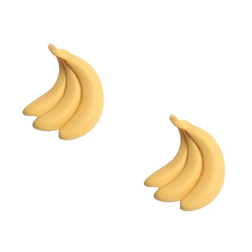 BESPORTBLE 3 Paare Bananen Ohrstecker Damen Frucht Ohrringe Modisch Leicht Ohrschmuck Für Alltag Party Geschenk von BESPORTBLE