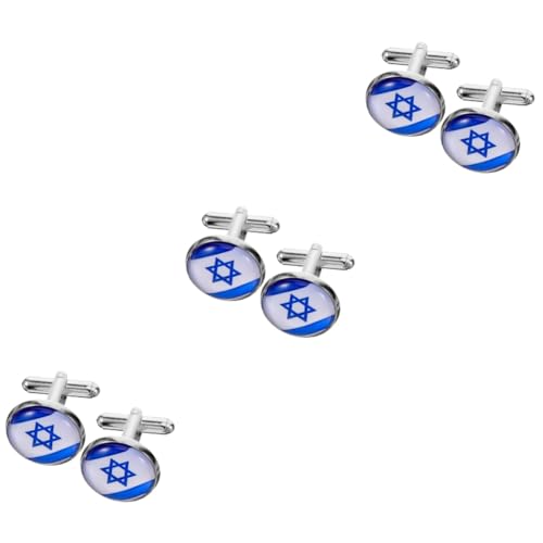 BESPORTBLE 3 Paare Israelische Manschettenknöpfe Hemdmanschettenknöpfe Modellieren Hemdärmelknopf Knöpfe Für Männliche Hemden Manschettenknopf Hemdnieten Zinklegierung BESPORTBLE 3 Paare Israelische Manschettenknöpfe Hemdmanschettenknöpfe Modellieren Hemdärmelknopf Knöpfe Für Männliche Hemden Manschettenknopf Hemdnieten Zinklegierung von BESPORTBLE