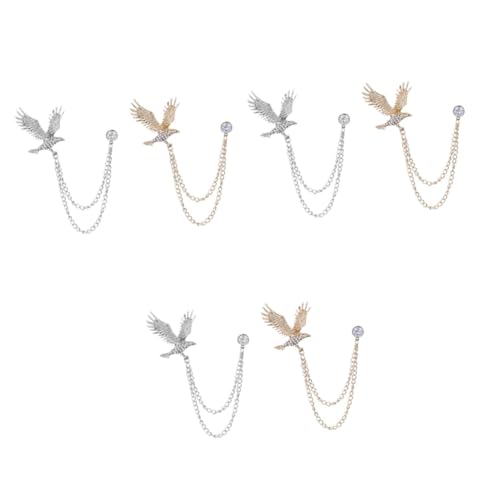 BESPORTBLE 3 Sätze Brosche Für Herren Anstecknadeln Adlerform Mit Quaste Anzüge Mäntel Langlebiges Leichtes Design Modeaccessoire Für Besondere Anlässe 2 Stücke * 3 BESPORTBLE 3 Sätze Brosche Für Herren Anstecknadeln Adlerform Mit Quaste Anzüge Mäntel Langlebiges Leichtes Design Modeaccessoire Für Besondere Anlässe 2 Stücke * 3 von BESPORTBLE