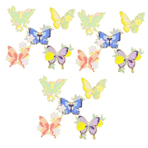 BESPORTBLE 3 Sätze Broschen Für Schals Taschen Kreative Badges Dekorative Anstecker Für Kleidung Für Erwachsene Vielseitiges Accessoire 5 Stück * 3 von BESPORTBLE