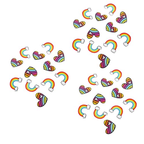 BESPORTBLE 3 Sätze Broschen Mit Regenbogen Design Anstecknadeln Für Kleidung Vielseitig Einsetzbar Für Jacken Pullover Taschen Langlebig Schön Verarbeitet 12 Stück * 3 von BESPORTBLE