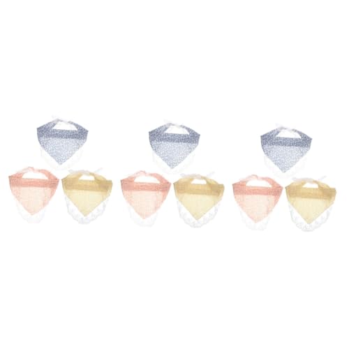 BESPORTBLE 3 Sätze Damen Haarbandanas Triangel Haarschals Mit Design Leichte Kopftücher Für Fotoshootings Besondere Anlässe 3 Stücke * 3 von BESPORTBLE