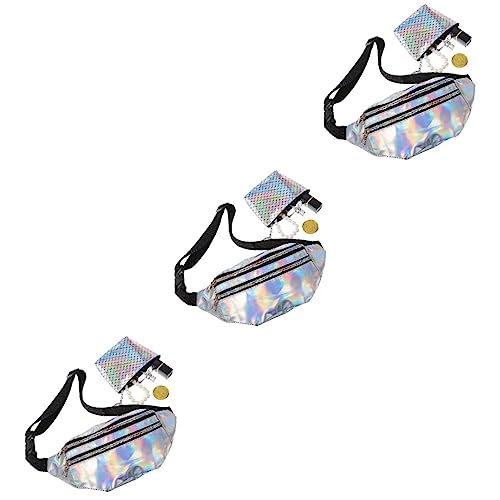BESPORTBLE 3sätze Damen Hüfttasche Mit Geldbörse Wasserdichtes Für Outdoor-Sport Verstellbarer Schultergurt Praktischer Schnallenverschluss Schickes Accessoire Für Festivals Und Reisen von BESPORTBLE
