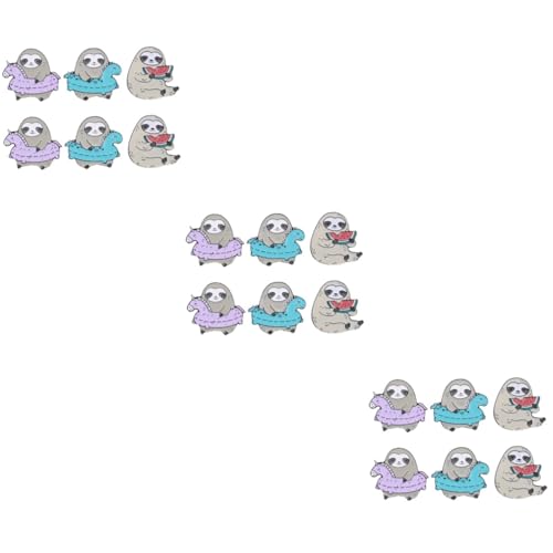 BESPORTBLE 3 Sätze Faultier Brosche Schminktischh Modeschmuck Funny Kleider Stifte Kleine Faultierbrosche Für Cartoon-faultier-corsage Exquisites Faultiergeschenk Legierung 6 Stück * 3 BESPORTBLE 3 Sätze Faultier Brosche Schminktischh Modeschmuck Funny Kleider Stifte Kleine Faultierbrosche Für Cartoon-faultier-corsage Exquisites Faultiergeschenk Legierung 6 Stück * 3 von BESPORTBLE