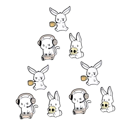BESPORTBLE 3 Sätze Kawaii Kaninchen Brosche Teiliges Legierung Anstecknadeln Für Damen Niedliche Cartoon Tierpins Für Kleidung Taschen Hüte Dekoration Für Besondere Anlässe 3 Stück * 3 von BESPORTBLE