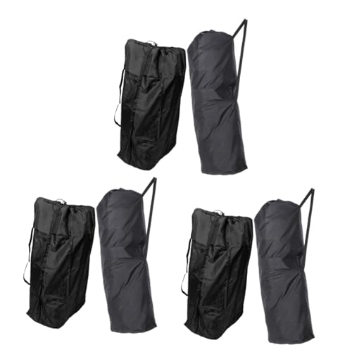 BESPORTBLE 3 Sätze Kinderwagen-reisetaschen-aufbewahrungstaschen-Set Kinderwagenaufbewahrung Kinderwagentasche Mit Gate-Check Auto Kinderwagentasche Für Flugreisen Stoff Black 2 Stück * 3 von BESPORTBLE