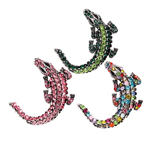 BESPORTBLE 3 Sätze Kreative Rhinestone Broschen Im Design Alloy Anstecknadeln Für Männer Frauen Für Hochzeiten Geburtstagsfeiern Besondere Anlässe 3 Stücke * 3 von BESPORTBLE