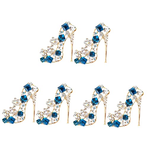 BESPORTBLE 3 Sätze Kristall High Heels Abzeichen Farbiges Strass-abzeichen Strass-high-heel-abzeichen Farbstift Strassbrosche Pin Große Strassbrosche Schmucknadel Zinklegierung 2 Stück * 3 von BESPORTBLE
