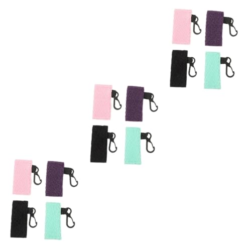 BESPORTBLE 3 Sätze Lippenbalsam Fall Make-up-schlüsselanhänger Lippenstifthalter Schlüsselanhänger Lipstick Holder Lippenstift Etui Lippenmaske Schlüsselringe Lippenstiftschutz 4 Stück * 3 von BESPORTBLE