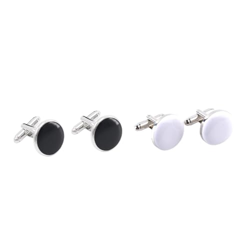BESPORTBLE 3 Sätze Manschettenknöpfe Herren Fashion Cufflinks Stilvolle Hemdknöpfe Für Hochzeit Business Besondere Anlässe Robuste Kleidungsschließen Für Outfits 2 Paare * 3 von BESPORTBLE