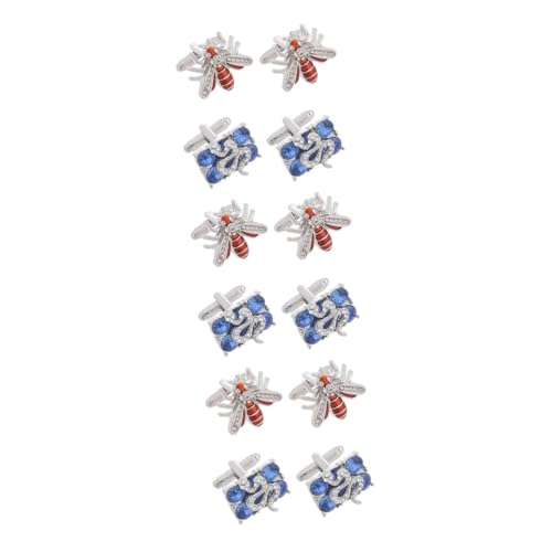 BESPORTBLE 3 Sätze Manschettenknöpfe Mit Bienenmotiv Manschettenknöpfe Aus Metall Kleidungsschmuck Smokingknöpfe Smoking Manschettenknöpfe Für Männer Herren Manschettenknöpfe 2 Paare * 3 BESPORTBLE 3 Sätze Manschettenknöpfe Mit Bienenmotiv Manschettenknöpfe Aus Metall Kleidungsschmuck Smokingknöpfe Smoking Manschettenknöpfe Für Männer Herren Manschettenknöpfe 2 Paare * 3 von BESPORTBLE