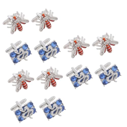 BESPORTBLE 3 Sätze Manschettenknöpfe Mit Bienenmotiv Manschettenknöpfe Für Business Smoking Manschettenknöpfe Für Herren Manschettenknöpfe Aus Metall Hemd Manschettenknöpfe 2 Paare * 3 BESPORTBLE 3 Sätze Manschettenknöpfe Mit Bienenmotiv Manschettenknöpfe Für Business Smoking Manschettenknöpfe Für Herren Manschettenknöpfe Aus Metall Hemd Manschettenknöpfe 2 Paare * 3 von BESPORTBLE