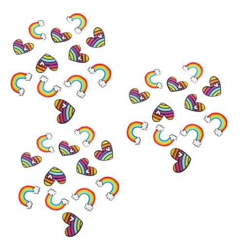 BESPORTBLE 3 Sätze Regenbogen Broschennadeln Teiliges Langlebige Akryl Anstecknadeln Für Kleidung Taschen Schals Einzigartiges Design Für Bastelprojekte 12 Stück * 3 von BESPORTBLE