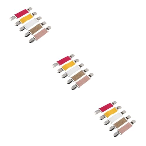 BESPORTBLE 3 Sätze Schal Clips Elastische Schulterriemen Stilvolle Verschlüsse Für Strickjacken Pullover Dekorative Accessoires Verschiedenen Farben Langlebig Tragbar 5 Stück * 3 von BESPORTBLE
