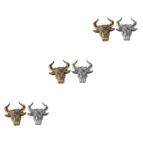 BESPORTBLE 3 Sätze Teiliges Alloy Broschen Im Vintage Chinesisches Tierkreiszeichen Brosche Dekorativer Brustpin Für Damen Für Kleidung Accessoires 2 Stück * 3 von BESPORTBLE