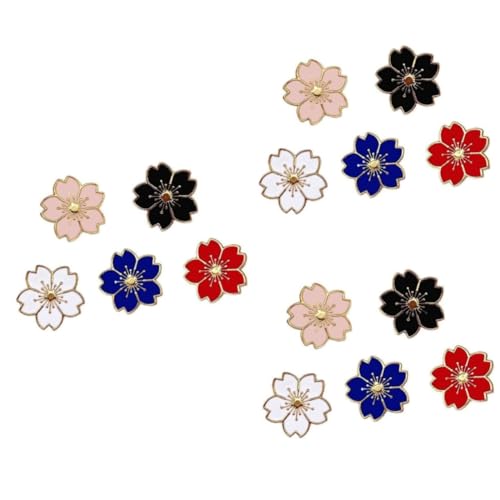 BESPORTBLE 3 Sätze Teiliges Brosche Japanischer Anstecknadel Für Kleidung Taschen Hüte Schals Kreatives Schickes Design Weiß 5 Stück * 3 von BESPORTBLE