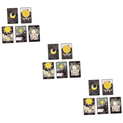 BESPORTBLE 3 Sätze Teiliges Broschen Für Damen Kreative Emaille Anstecknadeln Für Kleidung Schals Hüte Stilvolle Dekoration Für Für Geburtstage Feiertage 5 Stück * 3 von BESPORTBLE