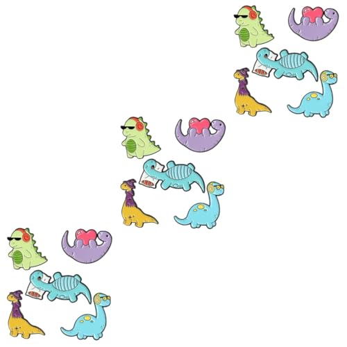 BESPORTBLE 3 Sätze Teiliges Cartoon Broschen Für Frauen Lustige Anstecknadeln Zur Kleidung Dekoration Für Halloween Weihnachten 5 Stück * 3 von BESPORTBLE