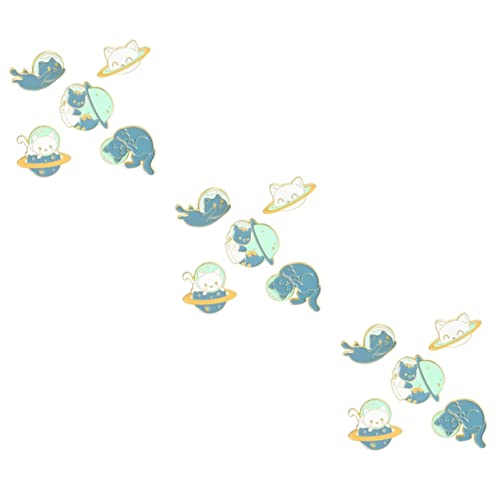 BESPORTBLE 3 Sätze Teiliges Cartoon Broschen Kreative Tier Anstecker Für Kleidung Taschen Schals Modisches Accessoire Leicht Langlebig Einzigartiges Design 5 Stücke * 3 von BESPORTBLE
