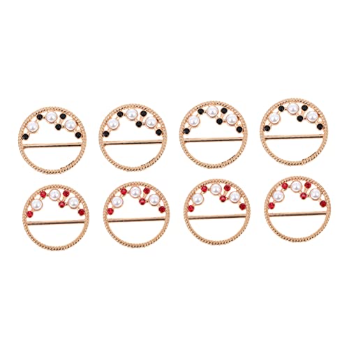 BESPORTBLE 3 Sätze Teiliges Damen T Shirt Clips Zinklegierung Schalringen Dekorative Schnallen Für Kleidung Vielseitige Accessoires Für Hochzeiten Partys 8 Stücke * 3 von BESPORTBLE