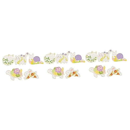 BESPORTBLE 3 Sätze Teiliges Niedliche Tierdesign Anstecknadeln Legierung Metallbroschen Für Kleidung Taschen Schals Accessoires Für Täglichen Gebrauch Besondere Anlässe 5 Stück * 3 von BESPORTBLE