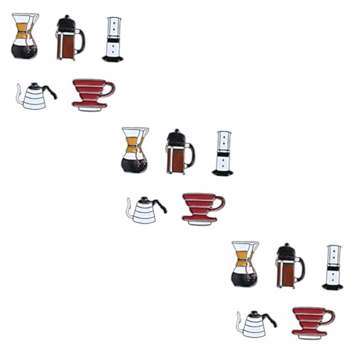 BESPORTBLE 3 Sätze Teiliges Pins Kreative Broschen Für Kleidung Rucksäcke Lustige Accessoires Für Freunde Familie Für Verschiedene Outfits Leicht Tragbar 5 Stück * 3 von BESPORTBLE