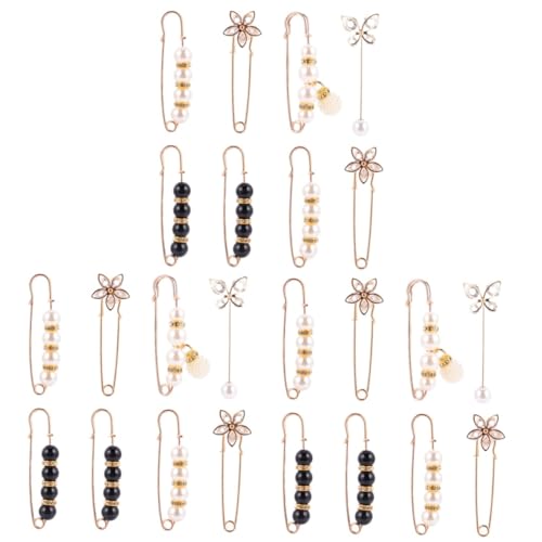 BESPORTBLE 3 Sätze Teiliges Verstellbarer Brooch Taillenschneider Für Röcke Anpassbarer Nadelverschluss Für Hochzeiten Partys Täglichen Gebrauch Modisches Accessoire Für Damen 8 Stücke * 3 von BESPORTBLE