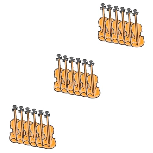 BESPORTBLE 3 Sätze Violin Broschen Für Damen Herren Anstecknadel Hochwertigem Metall Stilvolle Kleidung Accessoires Für Besondere Anlässe Für Musikliebhaber 6 Stück * 3 von BESPORTBLE
