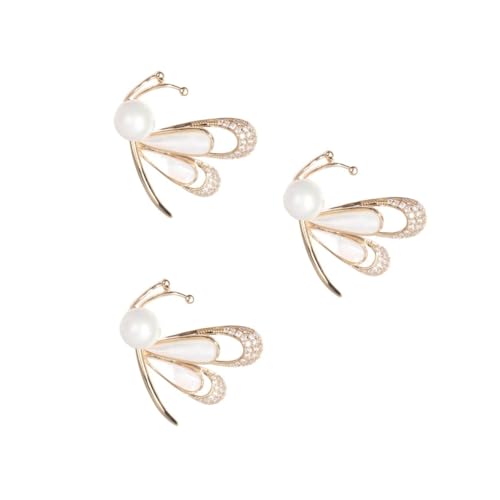 BESPORTBLE 3 Stck. Brosche mit Strasssteinen Stilvolles Design für Hochzeiten Abendkleider Festliche Anlässe Perfektes Accessoire für Geschenkidee für Besondere Anlässe von BESPORTBLE