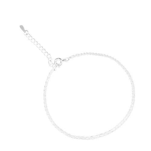 BESPORTBLE 3 Stck. Elegantes Fußkettchen Silber für Damen Verstellbare Knöchel Kette Feminines für Partys Allergiefreundlich von BESPORTBLE