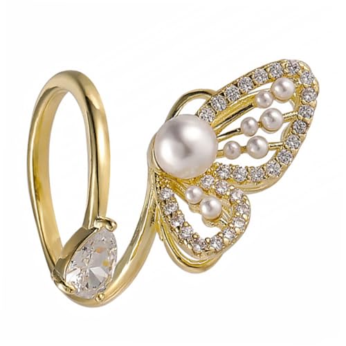 BESPORTBLE 3 Stck. Offener Finger Ring für Damen Stilvoller Perlenschmuck mit Kreativem Design für Langlebig Komfortabel Perfektes für Freunde von BESPORTBLE