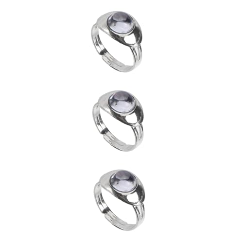 BESPORTBLE 3 Stck. Thermochromic Ring Farbwechselnder Ring für Damen Einstellbar Kreatives für Besondere Anlässe Wie Weihnachten Partys Geburtstage von BESPORTBLE