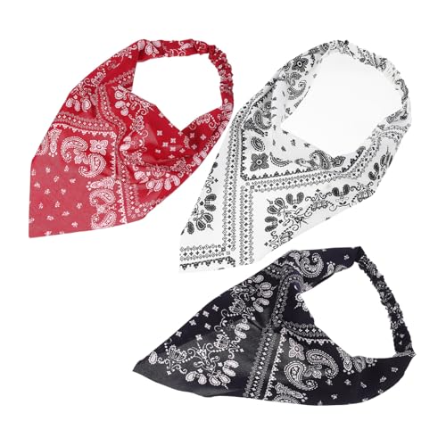 BESPORTBLE 3 Stück Atmungsaktives Turbaner Haargurt Haarschal Kopftuch Für Damen Haarzubehör Für Mädchen Stirnband Aus Seide Mädchen Stirnbänder Mädchen Haarzubehör Atmungsaktives Fasertuch von BESPORTBLE