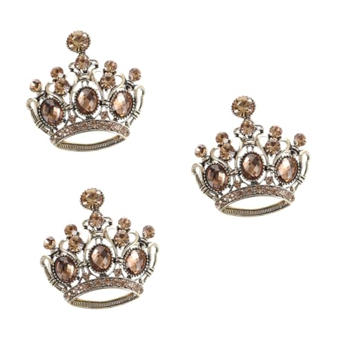 BESPORTBLE 3 Stück Brosche für Damen Eleganter Anstecker im Retro Design Robustem Legierungsmaterial für Kleidung Schals Hüte Perfektes für Familie Freunde von BESPORTBLE